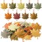 27 pieces Fall Thanksgiving Maple Leaf Hanging Ornaments Felt 3D Fall Decoration Harvest Fall Leaves Farmhouse Decorations for Tree Festival Party Supplies (Maple Leaf Style).